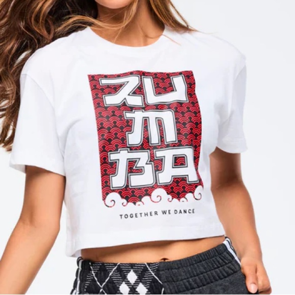 Zumba Eastern Flavor Crew Neck Crop Top